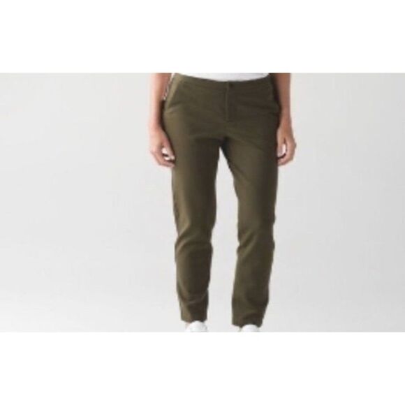 Lululemon Olive Green City Trek Trouser - Picture 1 of 8